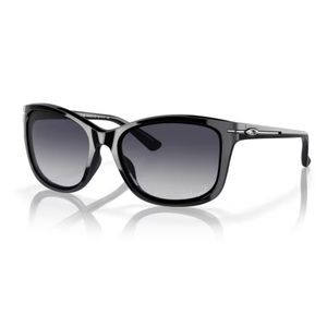 Oakley - Grey Gradient Polarized Lenses, 
Polished Black Frame